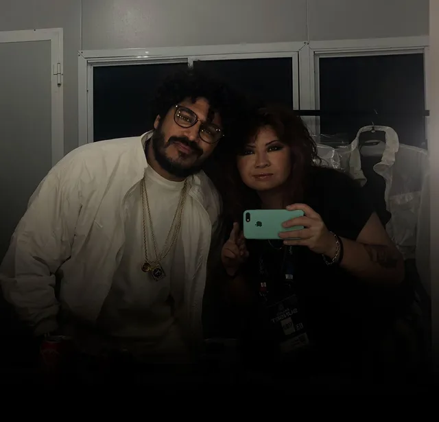 Mônica com Criolo