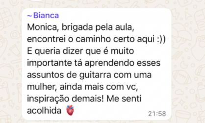 Depoimento de Bianca