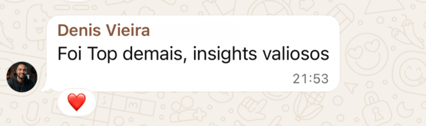 Depoimento de Denis Vieira